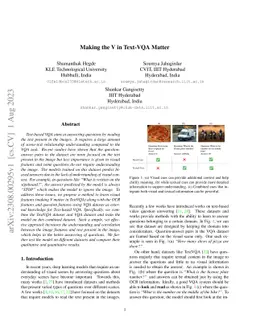 Making the V in Text-VQA Matter