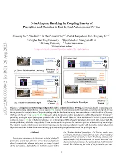 DriveAdapter: Breaking the Coupling Barrier of Perception and Planning
  in End-to-End Autonomous Driving
