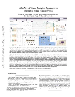 VideoPro: A Visual Analytics Approach for Interactive Video Programming