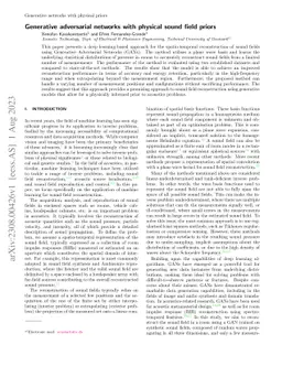 Generative adversarial networks with physical sound field priors