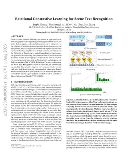 Relational Contrastive Learning for Scene Text Recognition