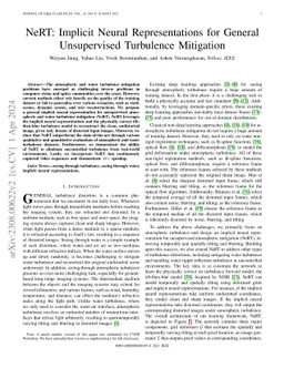 NeRT: Implicit Neural Representations for General Unsupervised
  Turbulence Mitigation
