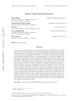 Factor Graph Neural Networks