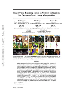 ImageBrush: Learning Visual In-Context Instructions for Exemplar-Based
  Image Manipulation