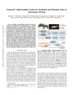 FusionAD: Multi-modality Fusion for Prediction and Planning Tasks of
  Autonomous Driving