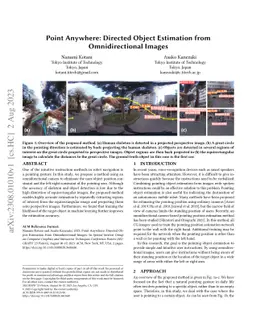 Point Anywhere: Directed Object Estimation from Omnidirectional Images