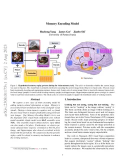Memory Encoding Model