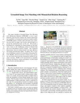 Grounded Image Text Matching with Mismatched Relation Reasoning