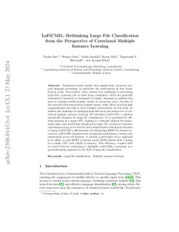 LaFiCMIL: Rethinking Large File Classification from the Perspective of
  Correlated Multiple Instance Learning