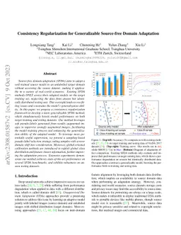 Consistency Regularization for Generalizable Source-free Domain
  Adaptation