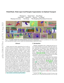 Point2Mask: Point-supervised Panoptic Segmentation via Optimal Transport