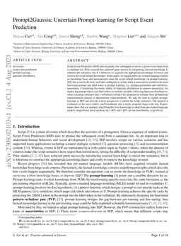 Prompt2Gaussia: Uncertain Prompt-learning for Script Event Prediction