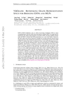 VQGraph: Rethinking Graph Representation Space for Bridging GNNs and
  MLPs