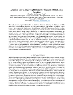 Attention-Driven Lightweight Model for Pigmented Skin Lesion Detection