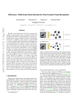 M2Former: Multi-Scale Patch Selection for Fine-Grained Visual
  Recognition