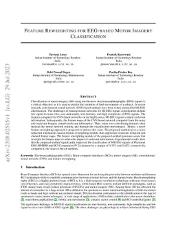 Feature Reweighting for EEG-based Motor Imagery Classification