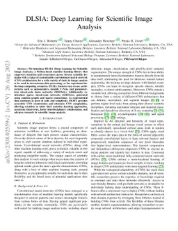DLSIA: Deep Learning for Scientific Image Analysis