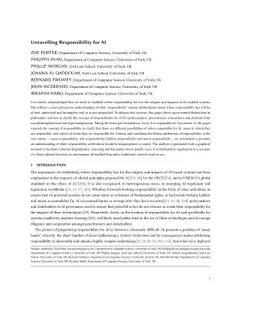 Unravelling Responsibility for AI