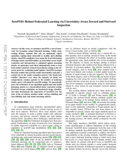 SureFED: Robust Federated Learning via Uncertainty-Aware Inward and
  Outward Inspection