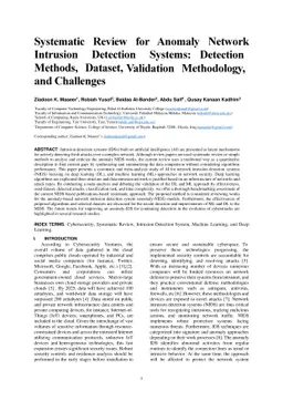 Meta-Analysis and Systematic Review for Anomaly Network Intrusion
  Detection Systems: Detection Methods, Dataset, Validation Methodology, and
  Challenges