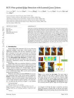 ECT: Fine-grained Edge Detection with Learned Cause Tokens