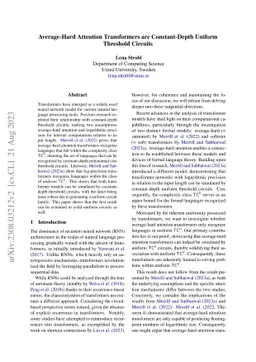 Average-Hard Attention Transformers are Constant-Depth Uniform Threshold
  Circuits