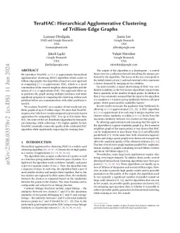 TeraHAC: Hierarchical Agglomerative Clustering of Trillion-Edge Graphs