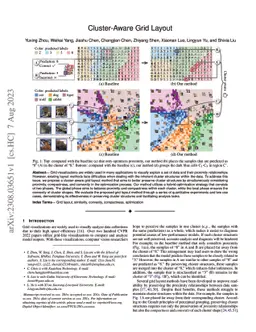 Cluster-Aware Grid Layout