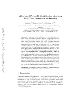 Video-based Person Re-identification with Long Short-Term Representation
  Learning