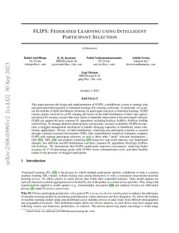 FLIPS: Federated Learning using Intelligent Participant Selection