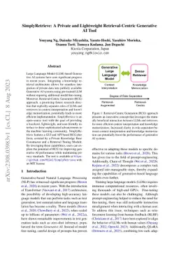 SimplyRetrieve: A Private and Lightweight Retrieval-Centric Generative
  AI Tool