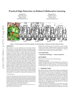 Practical Edge Detection via Robust Collaborative Learning