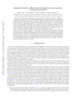 Sampling with flows, diffusion and autoregressive neural networks: A
  spin-glass perspective