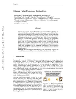 Situated Natural Language Explanations