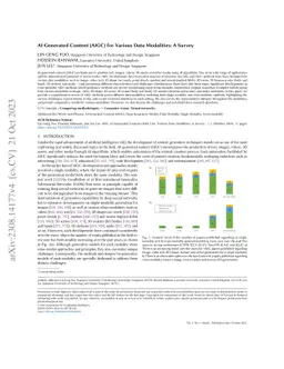 AI-Generated Content (AIGC) for Various Data Modalities: A Survey