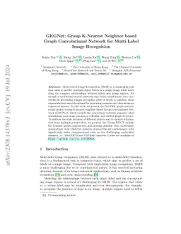 GKGNet: Group K-Nearest Neighbor based Graph Convolutional Network for
  Multi-Label Image Recognition