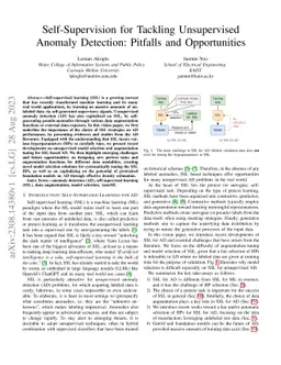 Self-Supervision for Tackling Unsupervised Anomaly Detection: Pitfalls
  and Opportunities