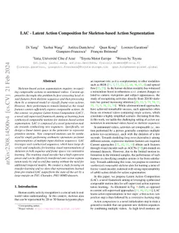 LAC: Latent Action Composition for Skeleton-based Action Segmentation