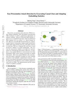 Face Presentation Attack Detection by Excavating Causal Clues and
  Adapting Embedding Statistics