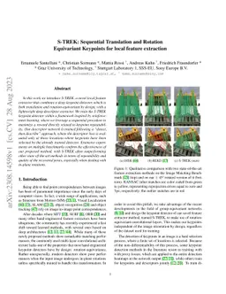 S-TREK: Sequential Translation and Rotation Equivariant Keypoints for
  local feature extraction