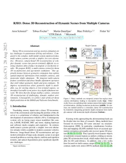 R3D3: Dense 3D Reconstruction of Dynamic Scenes from Multiple Cameras