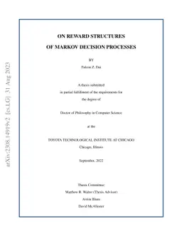 On Reward Structures of Markov Decision Processes