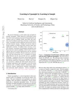 Learning to Upsample by Learning to Sample
