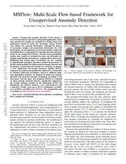 MSFlow: Multi-Scale Flow-based Framework for Unsupervised Anomaly
  Detection
