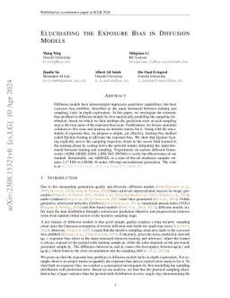 Elucidating the Exposure Bias in Diffusion Models