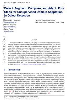 Detect, Augment, Compose, and Adapt: Four Steps for Unsupervised Domain
  Adaptation in Object Detection