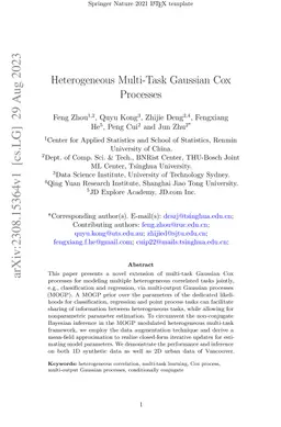 Heterogeneous Multi-Task Gaussian Cox Processes
