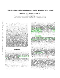 Prototype Fission: Closing Set for Robust Open-set Semi-supervised
  Learning