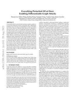 Everything Perturbed All at Once: Enabling Differentiable Graph Attacks