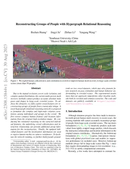 Reconstructing Groups of People with Hypergraph Relational Reasoning